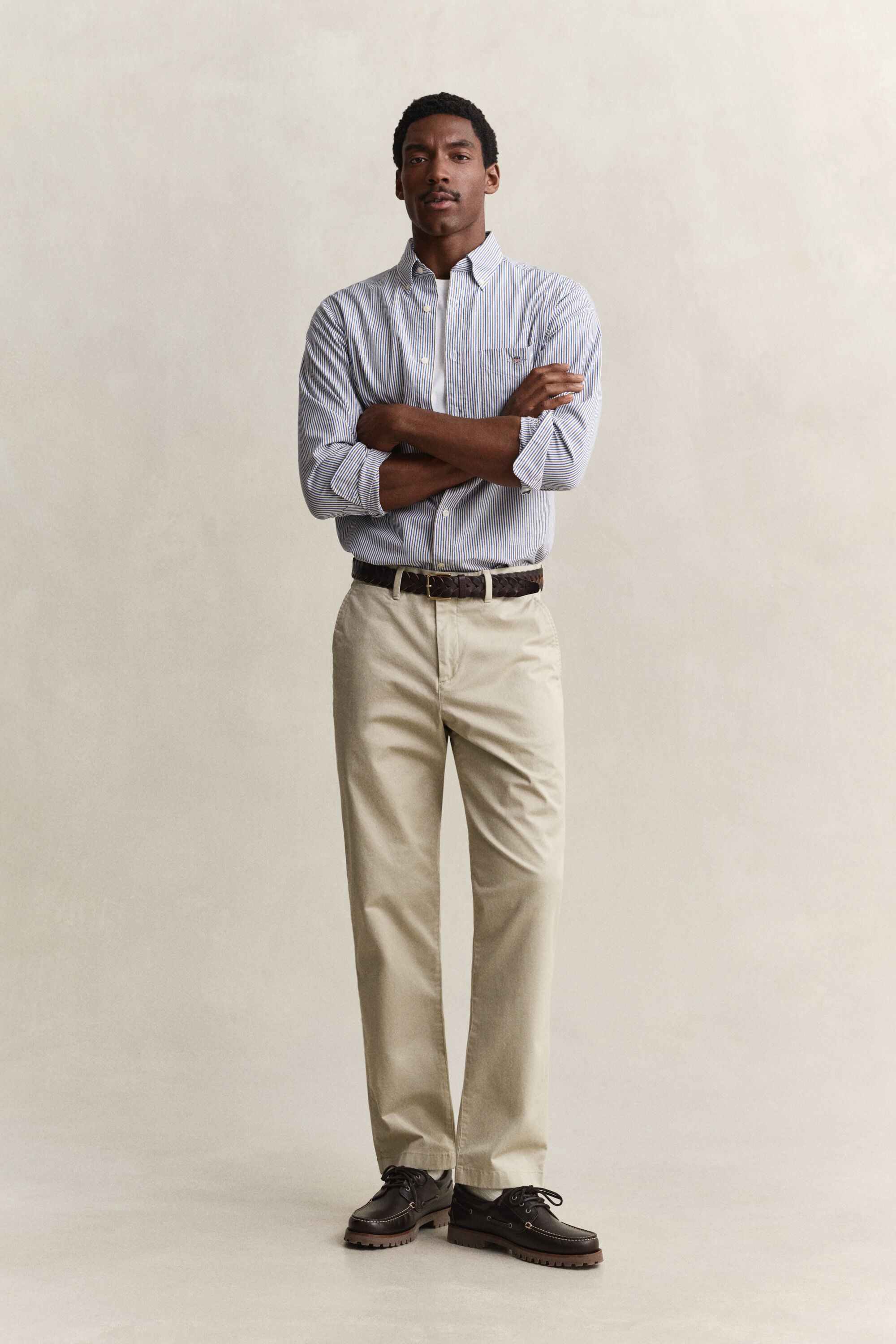 GANT klassiska chinos, clay beige